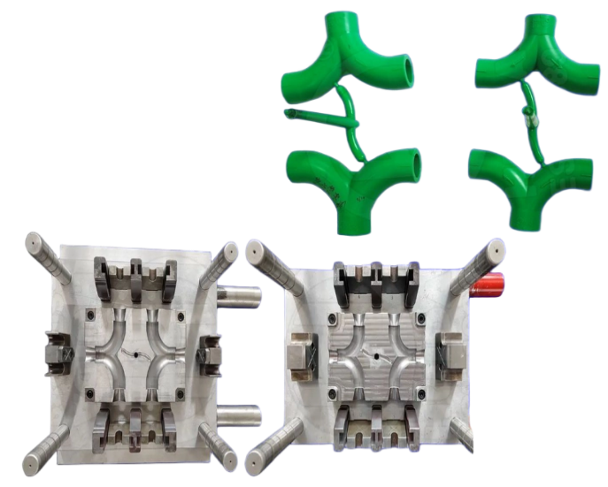PPR Y TEE FITTING MOULD MOLDE DE MONTAJE