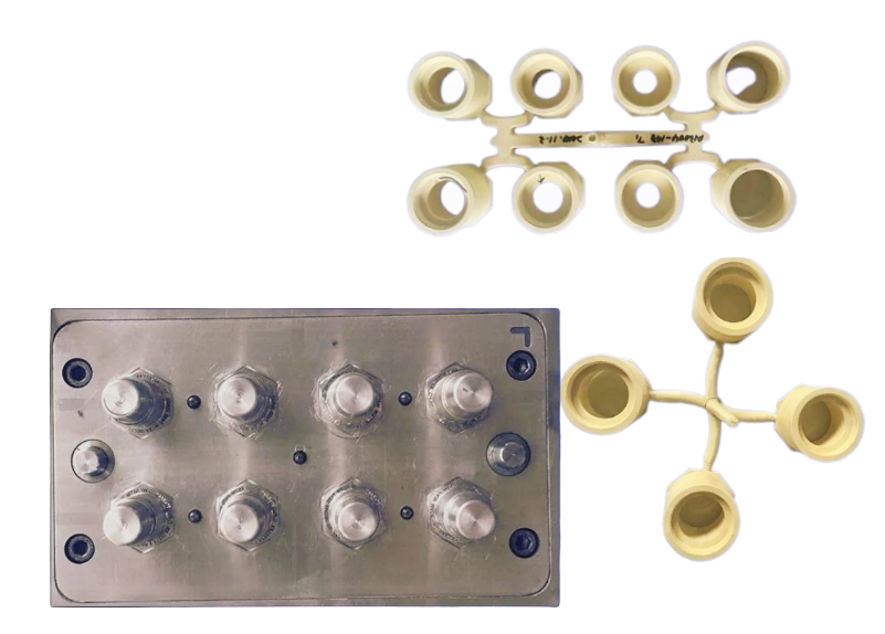 CPVC FITTING MOULD REDUCED BUSH BUJE REDUCIDO PARA MOLDE DE MONTAJE DE CPVC