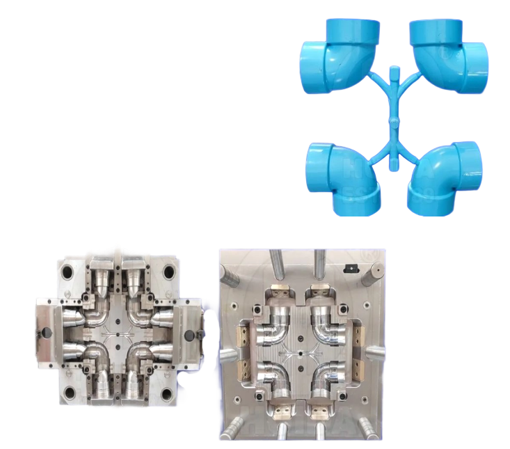 PVC ELB0W 90° FITTING MOULD MOLDE ACCESORIO 90° PVC ELB0W