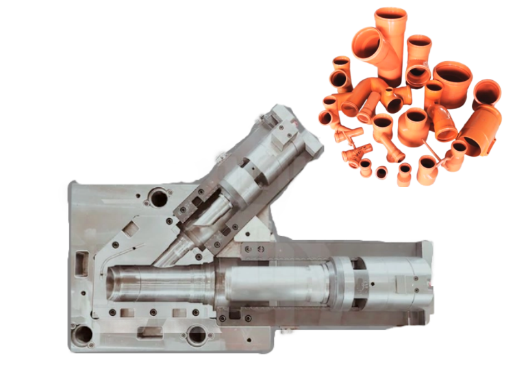 UPVC排水伸缩管件模具 UPVC排水伸缩管件模具