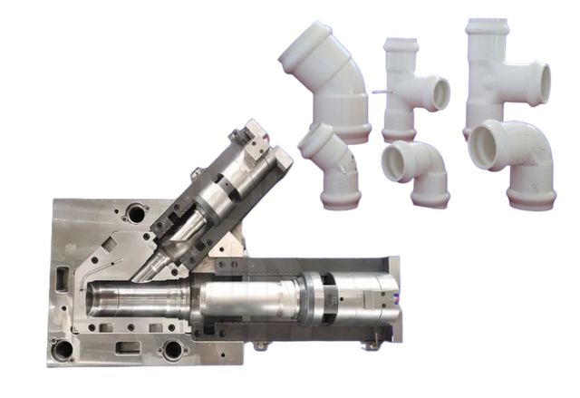 MOLDE PLEGABLE PARA SUMINISTRO DE AGUA DE PVC