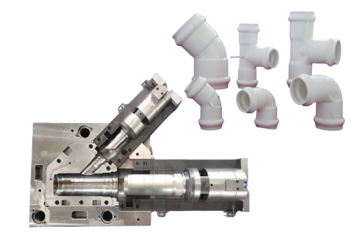 MOLDE PLEGABLE PARA SUMINISTRO DE AGUA DE PVC