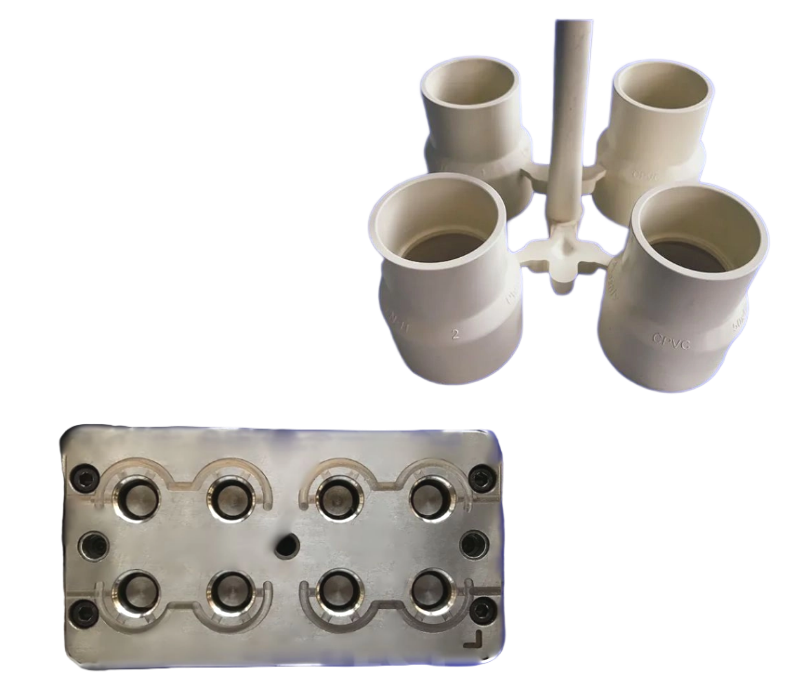 MOLDE DE MONTAJE DE ENCHUFE REDUCTOR DE CPVC