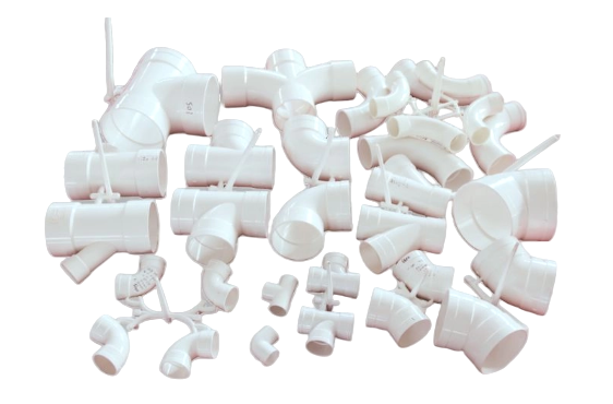 MOLDE PARA MONTAJE DE TUBERÍAS DE UPVC