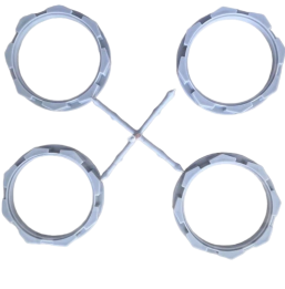 ANILLO/TUERCA ROSCA HEMBRA PP CONTRA DESCARGA