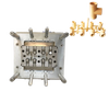 MOLDE DE MONTAJE EN T DE PLÁSTICO CPVC