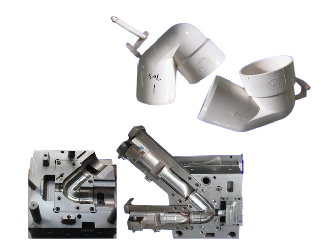 MOLDE PARA MONTAJE DE TUBERÍAS DE PVC P-TRAP