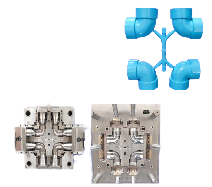 MOLDE ACCESORIO 90° PVC ELB0W