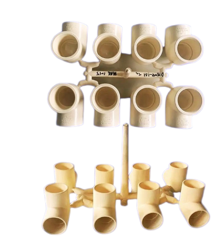 MOLDE DE MONTAJE DE CODO DE PLÁSTICO CPVC A 90°