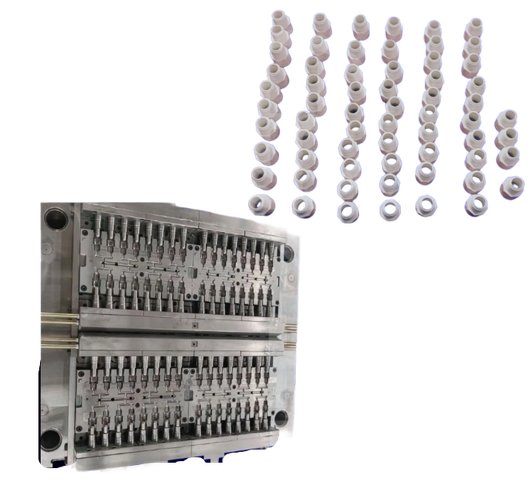 MOLDE ADAPTADOR ROSCA MACHO PVC 64 CAVIDADES