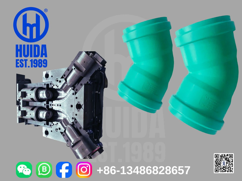 MOLDE DE MONTAJE PP CODO PLEGABLE 45 GRADOS