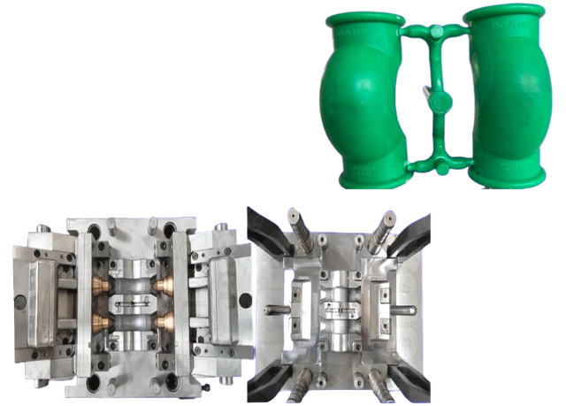 MOLDE PARA MONTAJE DE PUENTE CRUZADO SOBRE PPR