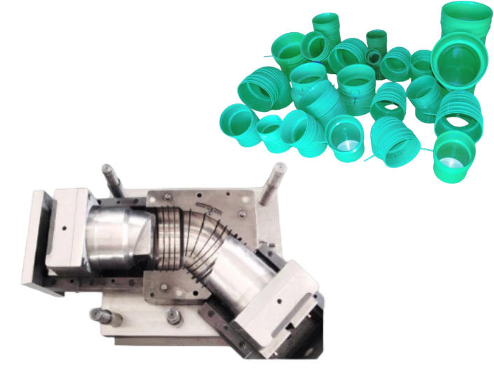 MOLDES PARA MONTAJE DE TUBERÍAS CORRUGADAS DE HDPF