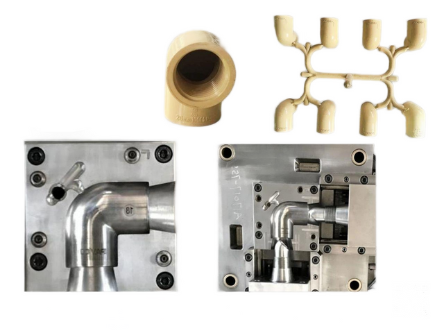 CODO DE 90° HEMBRA DE PLÁSTICO DEL MOLDE DE ACCESORIO DE CPVC