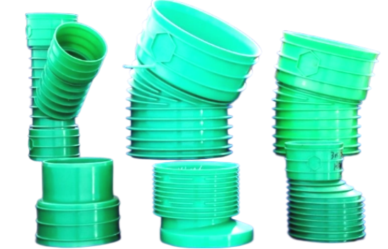 MOLDE DE ACCESORIOS CORRUGADOS DE HDPE