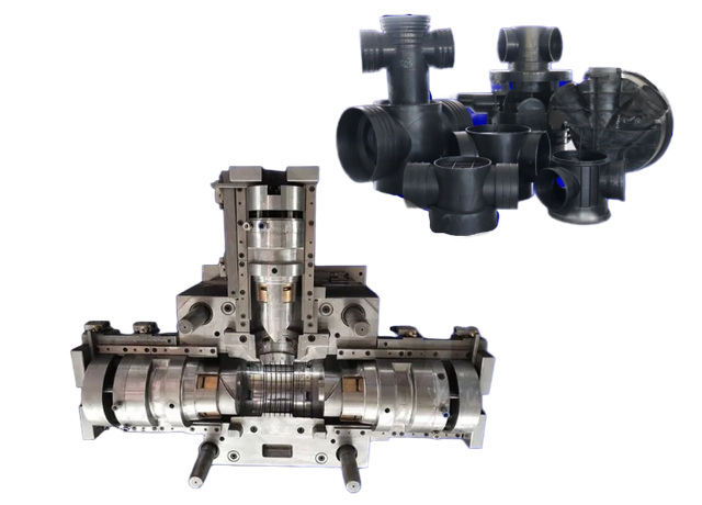 MOLDE DE MONTAJE DE CÁMARA DE BOCA DE PE