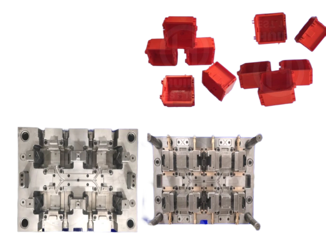 MOLDE PARA MONTAJE DE CONDUCTOS ELÉCTRICOS DE PVC