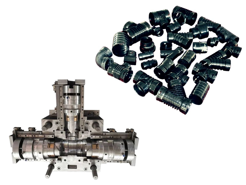 MOLDE PARA MONTAJE DE TUBERÍA CORRUGADA